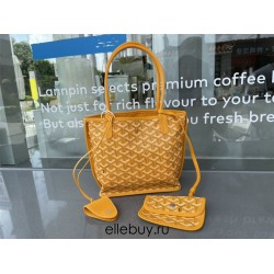 Goyard St Louis Tote Mini Yellow 29x20x10cm