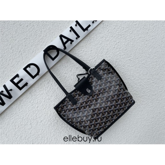 Goyard St Louis Tote Mini Black 29x20x10cm