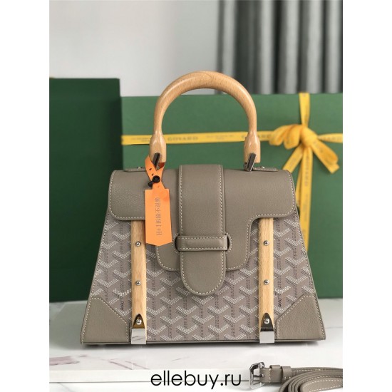 Goyard Saigon Saïgon PM Small 28 Milk Tea Gray Size: 28cm×20cm×12cm