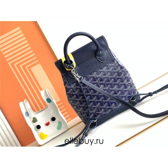 Goyard Alpin Mini 21.5 Deep Blue 8.5x18.5x21.5cm