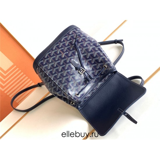 Goyard Alpin Mini 21.5 Deep Blue 8.5x18.5x21.5cm