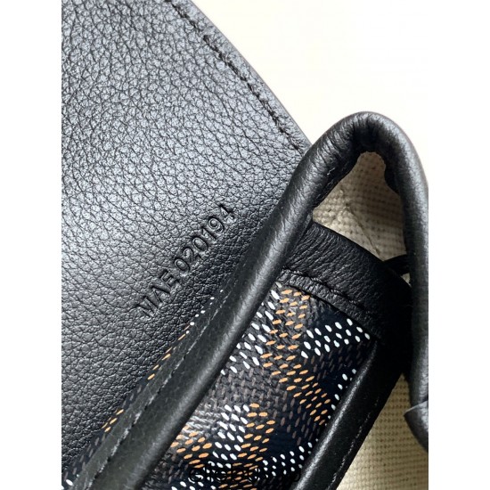 Goyard Alpin Mini 21.5 Black 8.5x18.5x21.5cm