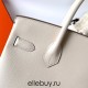 Hermes Hermès Birkin 30cm Epsom Ck10 Milk White Waxed Thread Gold Hardware Hand-Stitched