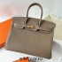 Hermes Hermès Birkin 35cm Togo Ck18 Elephant Grey Waxed Thread Gold Hardware Hand-Stitched