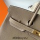 Hermes Hermès Birkin 35cm Togo Ck18 Elephant Grey Waxed Thread Gold Hardware Hand-Stitched