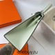 Hermes Hermès Kelly 25cm Epsom 0S Bubble Green Waxed Thread Silver Hardware Hand-Stitched