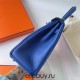 Hermes Hermès Kelly 25cm Togo I7 Lapis Lazuli Blue Waxed Thread Silver Hardware Hand-Stitched