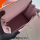 Hermes Hermès Kelly 25cm Swift Imported Plain Leather 09 Dreamy Pink Purple Waxed Thread Silver Hardware Hand-Stitched