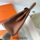 Hermes Hermès Kelly 28cm Togo Ck37 Golden Brown Waxed Thread Gold Hardware Hand-Stitched