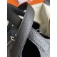 Hermes Hermès Picotin 18 Taurillon Clemence 89 Black Silver Hardware Hand-Stitched