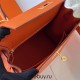 Hermes Hermès Kelly 28cm Epsom Ck93 Orange Waxed Thread Gold Hardware Out of Stock Hand-Stitched