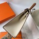 Hermes Hermès Kelly 25cm Triple Color Waxed Thread Silver Hardware Hand-Stitched