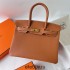 Hermes Hermès Birkin 30cm Epsom Ck37 Golden Brown Waxed Thread Gold Hardware Hand-Stitched