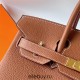 Hermes Hermès Birkin 30cm Togo Ck37 Golden Brown Waxed Thread Gold Hardware Hand-Stitched