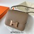 Hermes Hermès Constance 19cm Epsom Ck18 Elephant Grey Waxed Thread Rose Gold Hardware Hand-Stitched