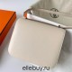 Hermes Hermès Constance 19cm Epsom Ck10 Milk White Waxed Thread Rose Gold Hardware Hand-Stitched