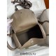 Hermes Hermès Lindy 30cm Imported Taurillon Clemence Leather Elephant Grey with Natural Thread Silver Hardware Hand-Stitched