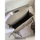 Hermes Hermès Mini Kelly 19cm Imported Epsom Leather Asphalt Grey Silver Hardware Hand-Stitched