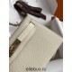 Hermes Hermès Mini Kelly 19cm Imported Epsom Leather Milk Tea Brown Inner Stitching Heart Red Rose Gold Hardware Hand-Stitched