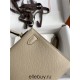 Hermes Hermès Mini Kelly 19cm Imported Epsom Leather Dove Grey Gold Hardware Hand-Stitched