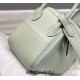 Hermes Hermès Mini Lindy 19 Togo Bubble Color Size: 19.5cm Width 12.5cm Silver Hardware Hand-Stitched