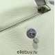 Hermes Hermès Mini Lindy 19 Togo Bubble Color Size: 19.5cm Width 12.5cm Silver Hardware Hand-Stitched