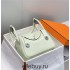 Hermes Hermès Lindy 26 Togo Bubble Green 26cm Silver Hardware Hand-Stitched