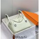 Hermes Hermès Lindy 26 Togo Bubble Green 26cm Silver Hardware Hand-Stitched