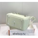 Hermes Hermès Lindy 30 Togo Bubble Green Silver Hardware Hand-Stitched