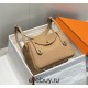 Hermes Hermès Lindy 26 Togo Milk Tea Brown 26cm Silver Hardware Hand-Stitched