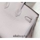 Hermes Hermès Birkin 25 Togo Dreamy Purple Silver Hardware Hand-Stitched