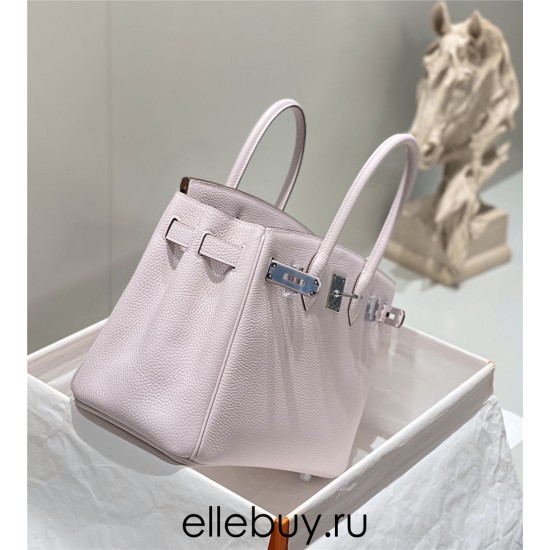 Hermes Hermès Birkin 30 Togo Dreamy Purple Silver Hardware Hand-Stitched