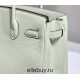 Hermes Hermès Birkin 30 Togo Bubble Green Silver Hardware Hand-Stitched