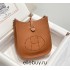 Hermes Hermès Evelyne 18 Togo Brown Silver Hardware Hand-Stitched