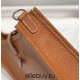 Hermes Hermès Evelyne 18 Togo Brown Silver Hardware Hand-Stitched