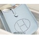 Hermes Hermès Evelyne 18 Togo Light Blue Gold Hardware Hand-Stitched