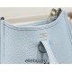 Hermes Hermès Evelyne 18 Togo Light Blue Gold Hardware Hand-Stitched