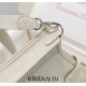 Hermes Hermès Evelyne 18 Togo White Silver Hardware Hand-Stitched