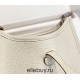 Hermes Hermès Evelyne 18 Togo White Silver Hardware Hand-Stitched