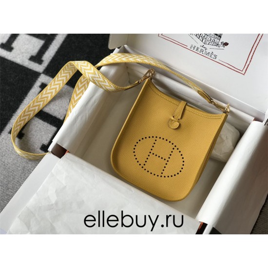 Hermes Hermès Evelyne 18 Togo Yellow Gold Hardware Hand-Stitched