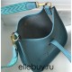 Hermes Hermès Evelyne 18 Togo Blue Gold Hardware Hand-Stitched