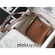 Hermes Hermès Evelyne 18 Togo Brown Gold Hardware Hand-Stitched