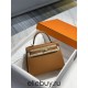 Hermes Hermès Kelly 28 Epsom Brown Gold Hardware Hand-Stitched