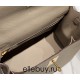 Hermes Hermès Kelly 25 Epsom Grey Gold Hardware Hand-Stitched