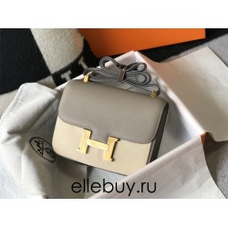 Hermes Hermès Constance 23 Epsom Grey Gold Hardware Hand-Stitched