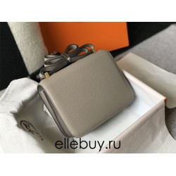 Hermes Hermès Constance 23 Epsom Grey Gold Hardware Hand-Stitched