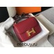 Hermes Hermès Constance 23 Epsom Deep Red Gold Hardware Hand-Stitched