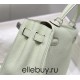 Hermes Hermès Kelly 25 Togo Bubble Green Silver Hardware Hand-Stitched