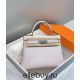 Hermes Hermès Kelly 25 Togo Dreamy Purple Silver Hardware Hand-Stitched