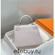 Hermes Hermès Kelly 25 Togo Dreamy Purple Silver Hardware Hand-Stitched